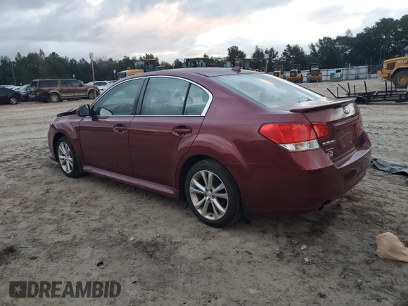 2014 Subaru Legacy с VIN 4S3BMCN67E3025396, выставлен на аукционе Copart как лот 80635774 с пробегом 72 021 миль миль и Списание • Salvage title. История ставок и продаж доступна на DreamBid. Изображение 2.