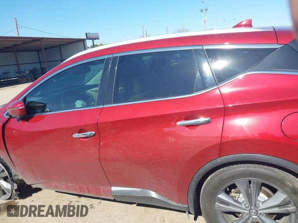 2019 Nissan Murano S with VIN 5N1AZ2MS9KN153687, listed as a IAAI auction lot 41380549 with 37,963 mi miles. Bid and sale history available at carsss.com. Image 14.