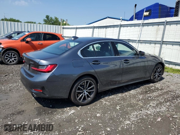 2021 BMW 3 Series 330i xDrive with VIN WBA5R7C00MFK50404, listed as a Copart auction lot 56010064 with 22,905 mi miles. Bid and sale history available at carsss.com. Image 3.
