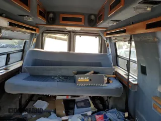 1995 Ford Econoline Cargo with VIN 1FDEE14H4SHB66776, listed as a Copart auction lot 76501244 with 126,673 mi miles and Salvage Title. Bid and sale history available at DreamBid. Image 10.