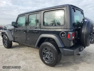 2024 Jeep Wrangler Sport with VIN 1C4PJXDG0RW261473, listed as a Copart auction lot 75140944 with 0 mi miles and Non Repairable. Bid and sale history available at carsss.com. Image 2.