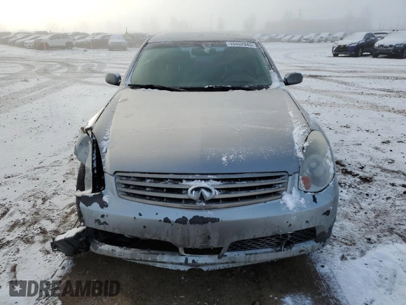 2006 Infiniti G35 z VIN JNKCV51F06M613752, wystawiony jako Copart lot #49462945 z przebiegiem 255 599 mil mil oraz Szkoda całkowita • Salvage title. Historia ofert i sprzedaży dostępna na DreamBid. Obrazek 5.