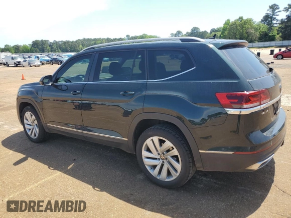 2021 Volkswagen Atlas SEL with VIN 1V2ER2CA5MC528910, listed as a Copart auction lot 51993755 with 146,802 mi miles and Salvage title. Bid and sale history available at DreamBid. Image 2.