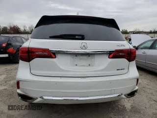 2020 Acura MDX w/Advance Pkg with VIN 5J8YD4H87LL025961, listed as a Copart auction lot 83522394 with 47,587 mi miles and Salvage Title. Bid and sale history available at carsss.com. Image 6.