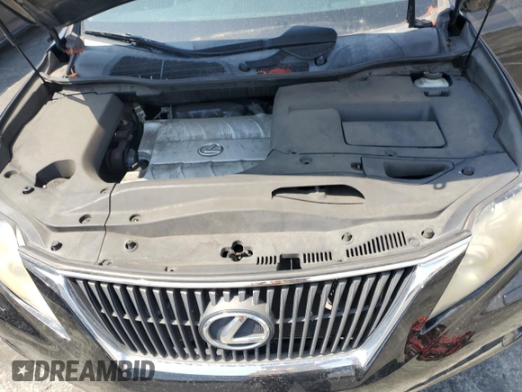 2010 Lexus RX 350 with VIN JTJZK1BA1A2407924, listed as a Copart auction lot 60111855 with 157,055 mi miles and Salvage title. Bid and sale history available at DreamBid. Image 12.