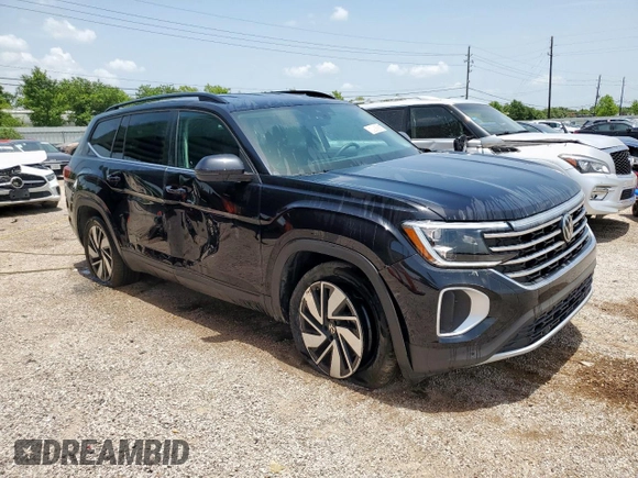 2025 Volkswagen Atlas SE with VIN 1V2WR2CA7SC538954, listed as a Copart auction lot 60905935 with 3,191 mi miles and Clean title. Bid and sale history available at DreamBid. Image 4.