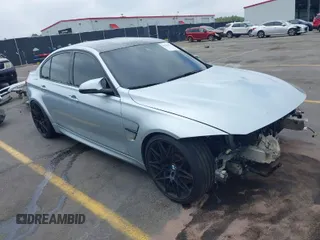 2018 BMW M3 with VIN WBS8M9C50J5J79706, listed as a IAAI auction lot 41751119 with 170,262 mi miles. Bid and sale history available at carsss.com. Image 1.