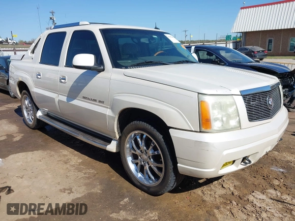 2003 Cadillac Escalade EXT with VIN 3GYEK63N73G165113, listed as a IAAI auction lot 41995449 with 257,470 mi miles. Bid and sale history available at carsss.com. Image 1.