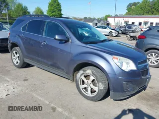 2013 Chevrolet Equinox LT with VIN 2GNFLEEK7D6405981, listed as a IAAI auction lot 41991770 with 155,594 mi miles. Bid and sale history available at carsss.com. Image 1.