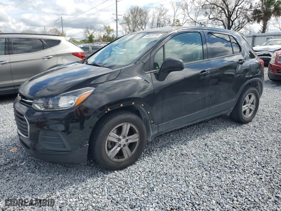 2020 Chevrolet Trax LS with VIN KL7CJKSB3LB059828, listed as a Copart auction lot 45025735 with 133,142 mi miles and Salvage Title. Bid and sale history available at carsss.com. Image 1.