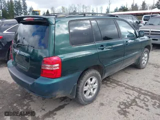 2002 Toyota Highlander with VIN JTEHF21AX20056689, listed as a IAAI auction lot 41936055 with 232,071 mi miles. Bid and sale history available at carsss.com. Image 4.