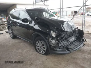 2019 Nissan Rogue SV with VIN KNMAT2MT6KP545528, listed as a IAAI auction lot 41646336 with 43,527 mi miles. Bid and sale history available at carsss.com. Image 1.