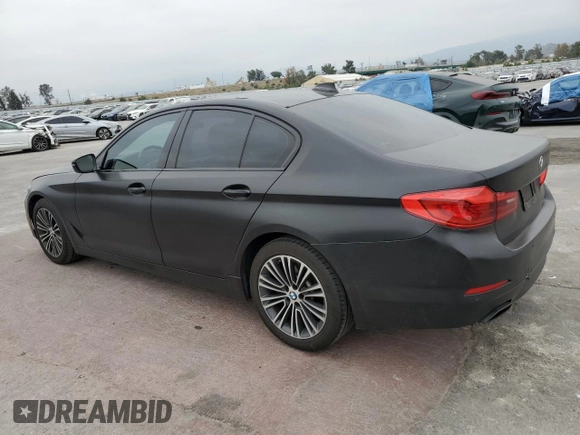 2018 BMW 5 Series 540i with VIN WBAJE5C56JG917606, listed as a Copart auction lot 54196055 with 85,207 mi miles and Salvage title. Bid and sale history available at DreamBid. Image 2.