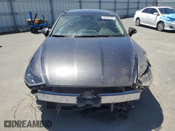 2020 Hyundai Sonata SEL z VIN 5NPEF4JA3LH039126, wystawiony jako Copart lot #58336125 z przebiegiem 57 370 mil mil oraz Szkoda całkowita • Salvage title. Historia ofert i sprzedaży dostępna na DreamBid. Obrazek 5.