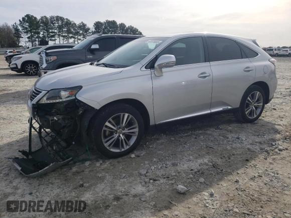 2015 Lexus RX 450h with VIN 2T2ZB1BA5FC004214, listed as a Copart auction lot 42878855 with 70,706 mi miles and Salvage Title. Bid and sale history available at DreamBid. Image 1.
