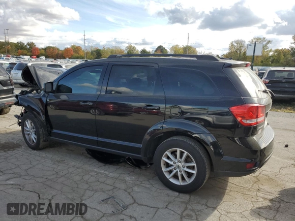 2018 Dodge Journey SXT with VIN 3C4PDCBG1JT252021, listed as a Copart auction lot 75823224 with 82,840 mi miles and Salvage title. Bid and sale history available at DreamBid. Image 2.