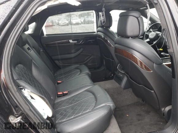 2015 Audi A8 L 4.0T with VIN WAU32AFD3FN004897, listed as a Copart auction lot 43602063 with 53,271 mi miles. Bid and sale history available at carsss.com. Image 10.
