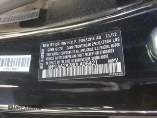 2013 Porsche Cayenne with VIN WP1AA2A28DLA06421, listed as a Copart auction lot 60494365 with 148,734 mi miles and Salvage title. Bid and sale history available at DreamBid. Image 13.