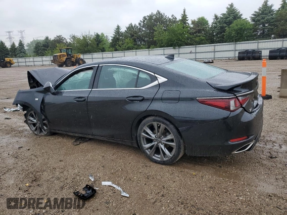 2021 Lexus ES 350 F Sport with VIN 58AGZ1B15MU109993, listed as a Copart auction lot 57430605 with Not provided miles and Salvage title. Bid and sale history available at DreamBid. Image 2.
