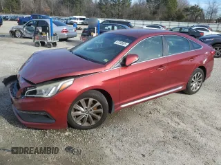 2016 Hyundai Sonata Sport with VIN 5NPE34AF3GH285166, listed as a Copart auction lot 47238685 with 177,539 mi miles and Salvage Title. Bid and sale history available at DreamBid. Image 1.