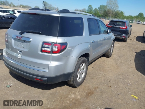 2016 GMC Acadia SLE with VIN 1GKKRPKD1GJ154247, listed as a IAAI auction lot 42130191 with 103,780 mi miles and . Bid and sale history available at carsss.com. Image 4.