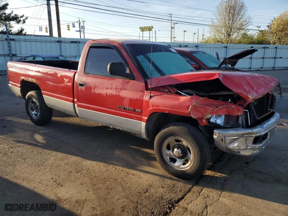 1998 Dodge Ram 1500 with VIN 1B7HC16Y9WS623837, listed as a Copart auction lot 51989225 with 189,336 mi miles and Salvage Title. Bid and sale history available at carsss.com. Image 4.