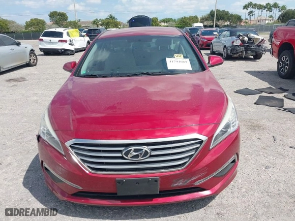 2015 Hyundai Sonata 2.4L SE with VIN 5NPE24AFXFH040771, listed as a IAAI auction lot 41794089 with 192,746 mi miles. Bid and sale history available at carsss.com. Image 12.