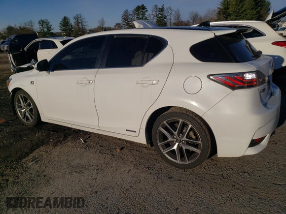 2017 Lexus CT with VIN JTHKD5BHXH2295734, listed as a Copart auction lot 82548544 with 168,681 mi miles and Salvage Title. Bid and sale history available at carsss.com. Image 2.