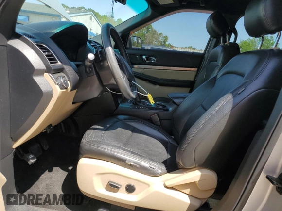 2017 Ford Explorer с VIN 1FM5K7B80HGA07802, выставлен на аукционе Copart как лот 52096805 с пробегом Не указан миль и Списание • Salvage title. История ставок и продаж доступна на DreamBid. Изображение 7.