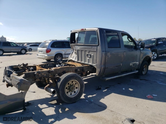 2004 Ford Super Duty F-350 SRW XL with VIN 1FTSW31P34EB18587, listed as a Copart auction lot 50098265 with 0 mi miles and Salvage Title. Bid and sale history available at carsss.com. Image 3.