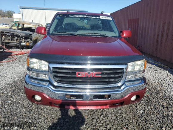 2004 GMC Sierra 1500 SLE with VIN 2GTEC19T741117620, listed as a Copart auction lot 48227335 with 255,538 mi miles and Salvage Title. Bid and sale history available at carsss.com. Image 5.