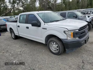 2019 Ford F-150 XL with VIN 1FTEW1C50KFC15847, listed as a Copart auction lot 88732235 with 153,898 mi miles and Salvage Title. Bid and sale history available at DreamBid. Image 4.
