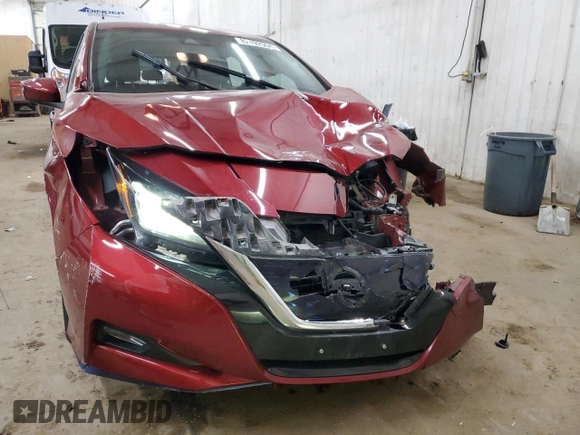 2022 Nissan LEAF SV Plus with VIN 1N4BZ1CV1NC560214, listed as a Copart auction lot 82192504 with 18,849 mi miles and Salvage Title. Bid and sale history available at DreamBid. Image 5.