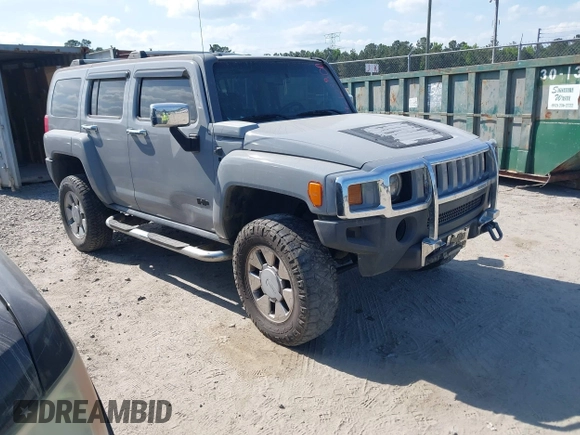 2007 Hummer H3 SUV with VIN 5GTDN13E878109598, listed as a IAAI auction lot 42123800 with 204,726 mi miles and . Bid and sale history available at DreamBid. Image 1.
