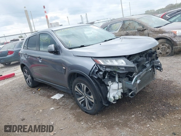2020 Mitsubishi Outlander Sport ES 2.0 with VIN JA4AR3AU0LU007955, listed as a IAAI auction lot 40268798 with 48,488 mi miles. Bid and sale history available at carsss.com. Image 1.