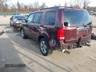 2013 Honda Pilot EX-L with VIN 5FNYF4H50DB074678, listed as a IAAI auction lot 41836964 with 107,865 mi miles. Bid and sale history available at carsss.com. Image 3.
