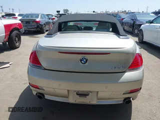 2007 BMW 6 Series 650i with VIN WBAEK135X7CN83521, listed as a IAAI auction lot 42078828 with 55,444 mi miles. Bid and sale history available at carsss.com. Image 16.