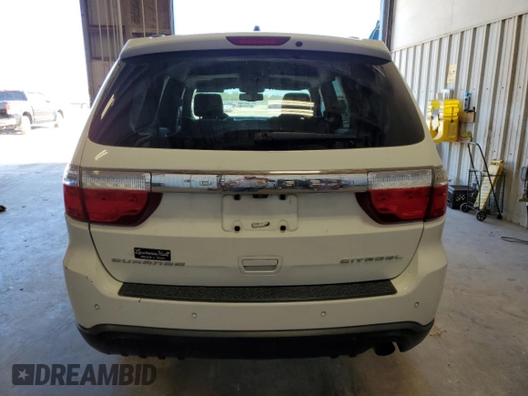 2013 Dodge Durango Citadel with VIN 1C4RDHEG3DC690783, listed as a Copart auction lot 69484024 with 158,283 mi miles and Salvage title. Bid and sale history available at DreamBid. Image 6.
