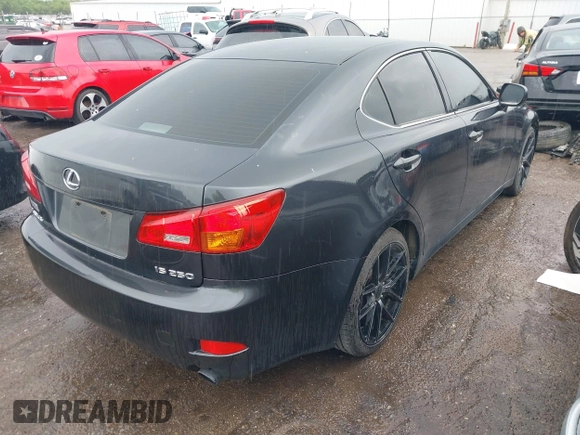 2006 Lexus IS 250 with VIN JTHBK262X65018555, listed as a IAAI auction lot 42112759 with 201,059 mi miles and . Bid and sale history available at DreamBid. Image 4.