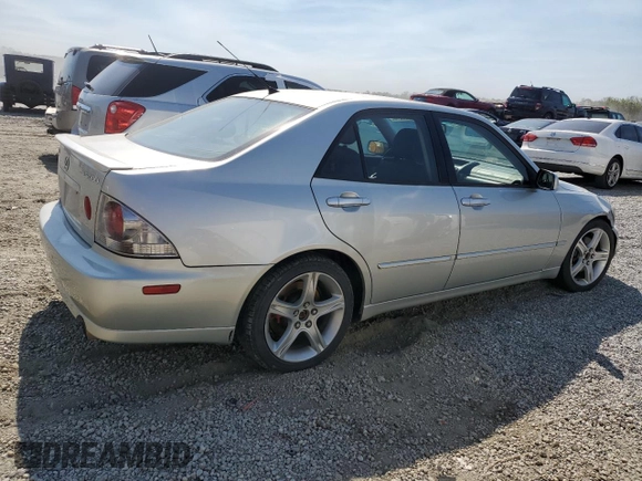 2003 Lexus IS 300 with VIN JTHBD192230077561, listed as a Copart auction lot 50656315 with 232,351 mi miles and Salvage Title. Bid and sale history available at carsss.com. Image 3.
