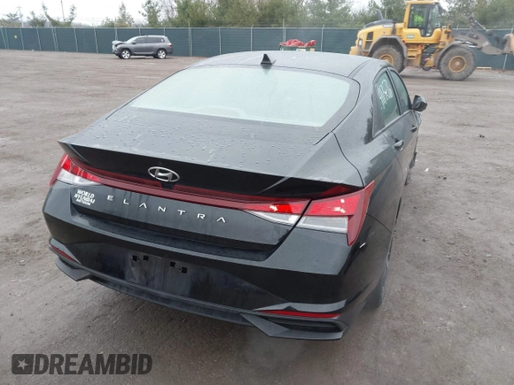 2023 Hyundai Elantra SEL with VIN KMHLS4AGXPU551660, listed as a IAAI auction lot 41174276 with 58,025 mi miles and . Bid and sale history available at DreamBid. Image 4.