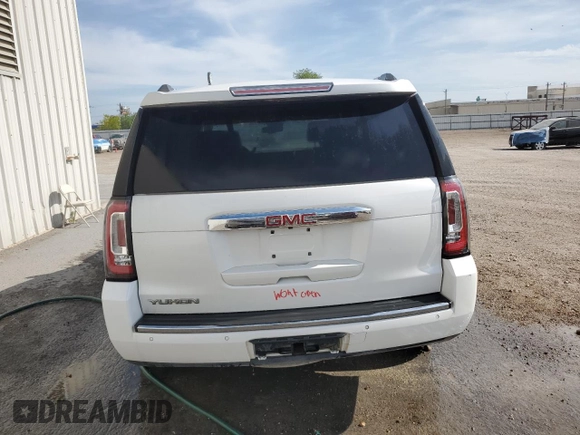 2017 GMC Yukon Denali with VIN 1GKS2CKJ3HR265680, listed as a Copart auction lot 53860035 with 200,749 mi miles and Salvage Title. Bid and sale history available at carsss.com. Image 6.