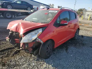 2015 Chevrolet Spark LT with VIN KL8CF6S96FC718047, listed as a Copart auction lot 46292005 with 0 mi miles and Salvage Title. Bid and sale history available at carsss.com. Image 1.