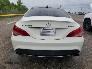 2015 Mercedes-Benz CLA 250 with VIN WDDSJ4GB0FN229669, listed as a Copart auction lot 61818805 with 82,975 mi miles and Clean title. Bid and sale history available at DreamBid. Image 6.