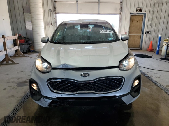 2021 Kia Sportage LX with VIN KNDPMCAC5M7862219, listed as a Copart auction lot 54098215 with 83,736 mi miles and Salvage Title. Bid and sale history available at carsss.com. Image 5.