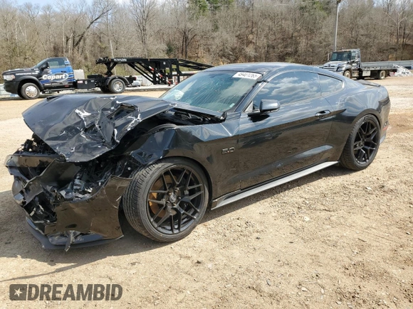 2016 Ford Mustang GT with VIN 1FA6P8CF2G5270824, listed as a Copart auction lot 49401265 with 37,151 mi miles and Salvage Title. Bid and sale history available at carsss.com. Image 1.