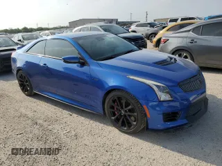 2016 Cadillac ATS-V with VIN 1G6AN1RY2G0132856, listed as a Copart auction lot 48706584 with 71,464 mi miles and Salvage Title. Bid and sale history available at carsss.com. Image 4.