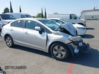 2015 Honda Civic LX with VIN 19XFB2F56FE205910, listed as a IAAI auction lot 42478215 with Not provided miles and . Bid and sale history available at DreamBid. Image 1.
