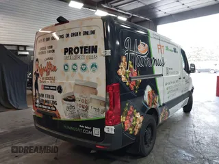 2023 Mercedes-Benz Sprinter Cargo Cargo with VIN W1Y40BHY5PT157048, listed as a IAAI auction lot 40339280 with 33,725 mi miles and . Bid and sale history available at DreamBid. Image 4.