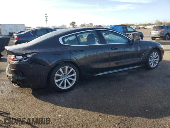 2020 BMW 8 Series 840i with VIN WBAGV4C03LCD88931, listed as a Copart auction lot 77530864 with 41,667 mi miles and Salvage title. Bid and sale history available at DreamBid. Image 3.